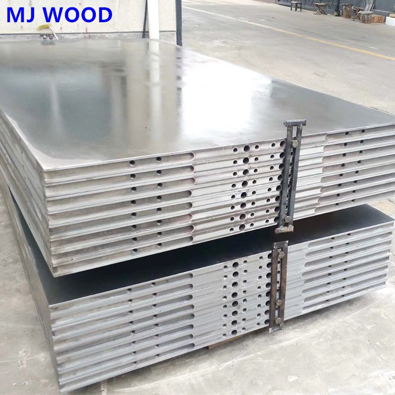 hydraulic press with heated plates