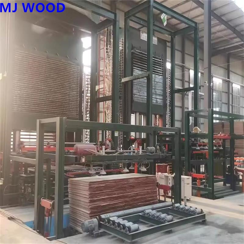 hot pressing of plywood