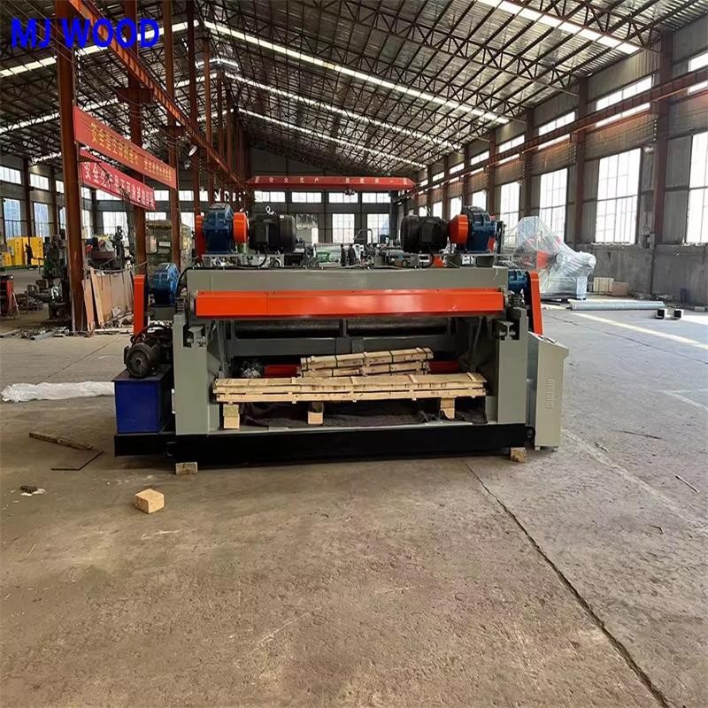 Wood log debarking equipment