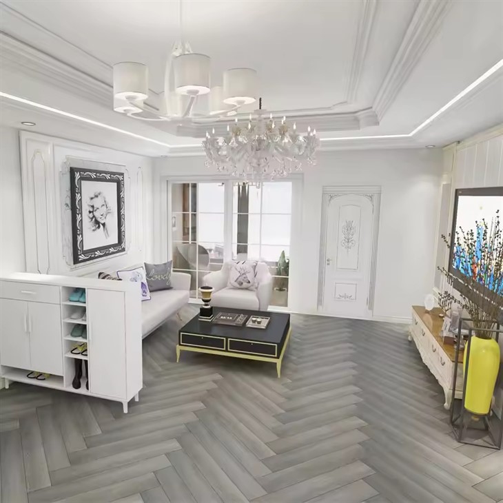 SPC Herringbone Flooring